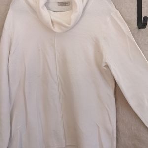 Cream Cowl Neck Sweater